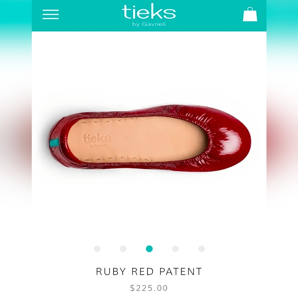 Tieks Ruby Red - image 1